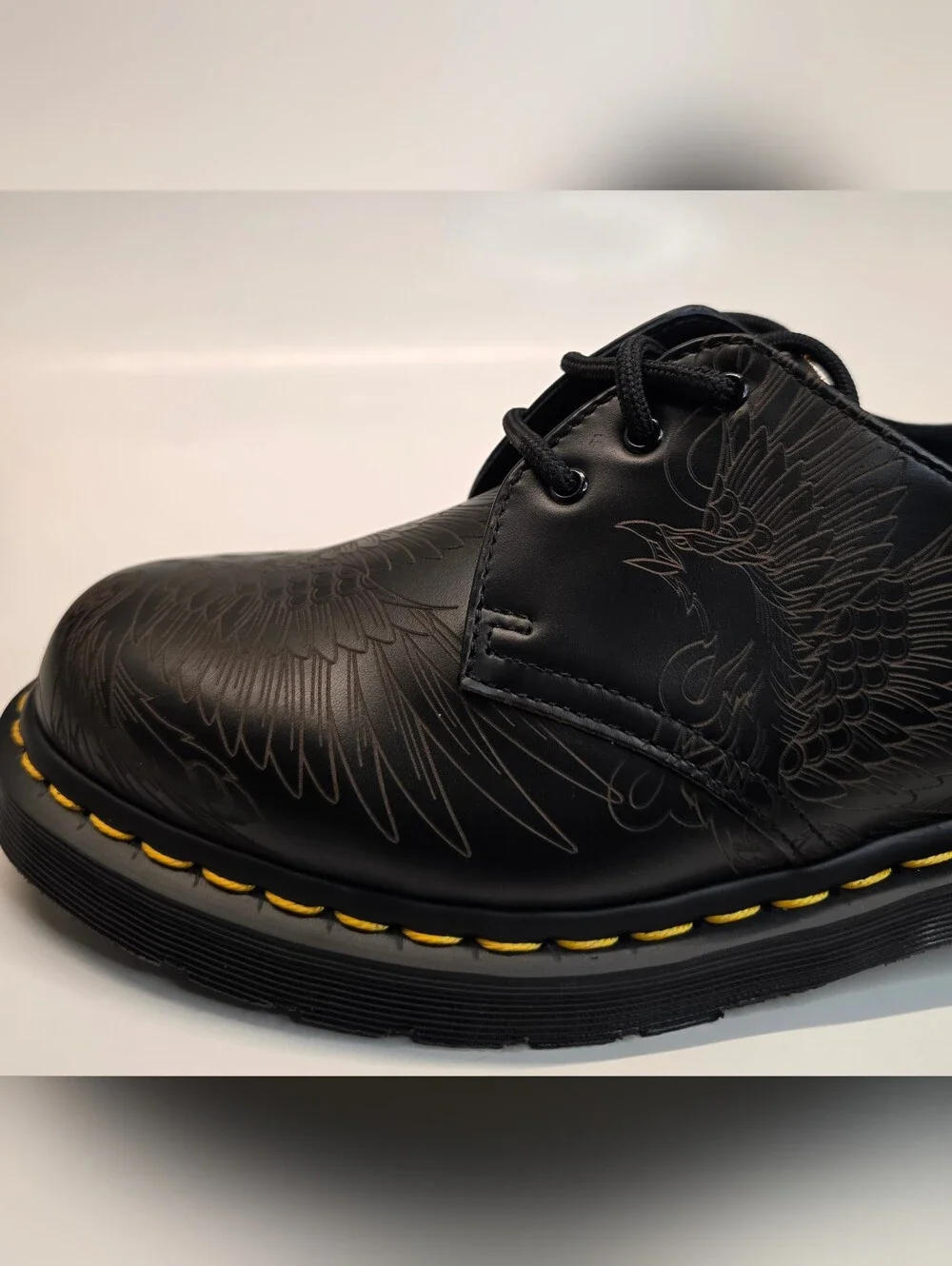 New  Dr. Martens 1461 Phoenix 3-Eye Oxford Shoes Smooth   Leather Men's Size 8